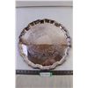 Image 1 : Marlboro Silverplate Serving Tray 16" Round Canadian Silver Plate Platter