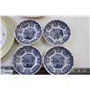 Image 2 : Decorative Plate + Bowl + (4) Historical Ports of England Berry or Dessert Bowl