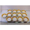 Image 1 : (14) Plastic Yellow Bowls