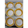 Image 2 : (14) Plastic Yellow Bowls