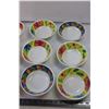 Image 2 : (16) Plastic Flower Design Bowls