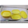 Image 3 : (2) White Baskets+ (14) Yellow Oval Plastic Basket