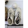 Image 2 : Bag with Baseball Glove + Softball + Soccer Ball +  Soccer Cleats Shoes Size 11