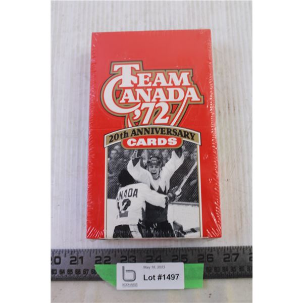 Team Canada 1972 20th Anniversary Hockey Cards Unopened