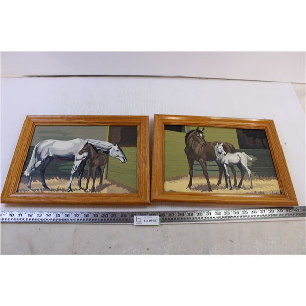 (2) Horse Paintings