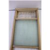 Image 3 : Vintage Washboard Wood and Glass