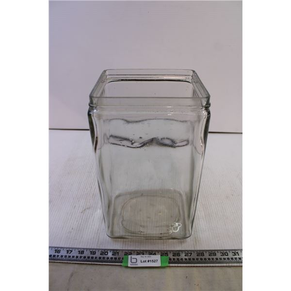 Large Vintage Glass Battery Jar