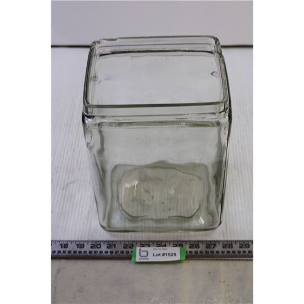 Vintage Medium Glass Battery Jar