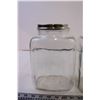 Image 3 : (3) Glass Jars with 2 Lids