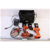 Image 1 : Black & Decker Case with Tools and (3) Batteries+ Battery Charger