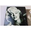 Image 2 : Marilyn Monroe Canvas Paintings+ Marilyn Monroe The Biography Book