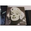 Image 3 : Marilyn Monroe Canvas Paintings+ Marilyn Monroe The Biography Book