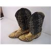 Image 3 : Snakeskin Cowboy Boots-Size 9.5