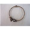 Image 2 : Authentic Sterling Silver Pandora Bracelet with 5 rare charms