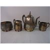 Image 5 : Numbered 4 Piece Silver Plated Tea Set