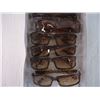 Image 3 : (6) Pairs Brown Tortoise Look Sunglasses (NOS)