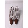 Image 3 : Vintage Lucite and Brown Velvet Mootsies Tootsies Heels - Size Women's 8