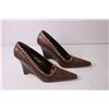 Image 4 : Vintage Anne Michelle Brown Suede Shoes - Size Women's 8