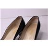 Image 2 : Vintage Enzo Black Patent Kidskin Pumps - Size Women's 7 1/2M