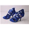 Image 2 : Blue Bootie High Heels - Size Women's 7