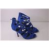 Image 4 : Blue Bootie High Heels - Size Women's 7