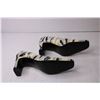 Image 6 : Vintage Bellini Black, Gray and Yellow Chunky Heels - Size Women's 7 1/2M