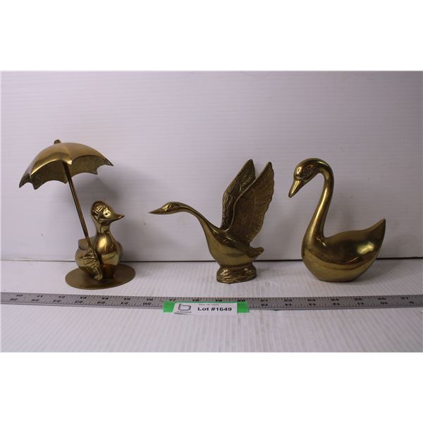 Brass Bird Ornaments