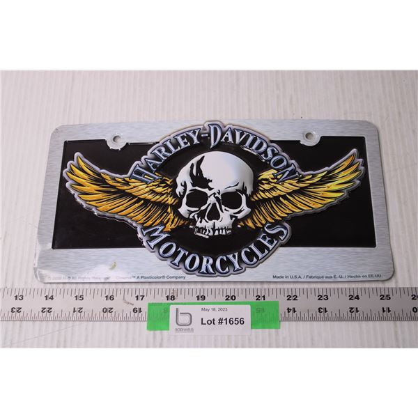 Harley Davidson License Plate