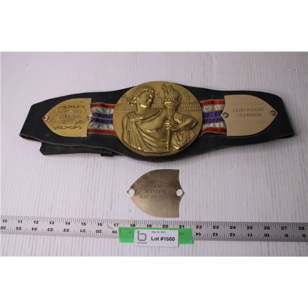 Wrestling Belt