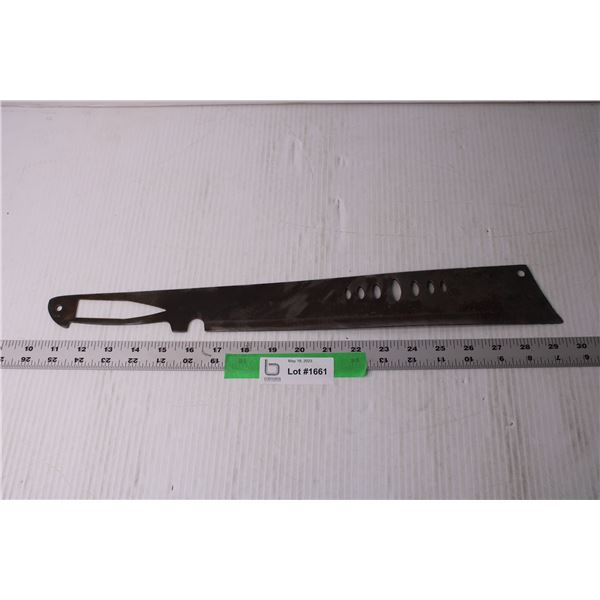 19" Machete (No Handle)