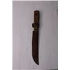 Image 3 : Stone Knife Sharpener and 8" Knife and Sheath