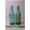 Image 1 : (2) Straight Side Coca Cola Bottles (One Cracked