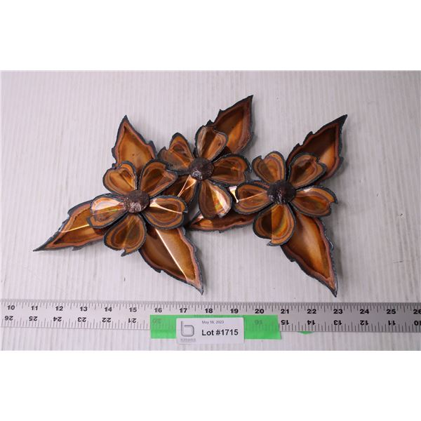 Metal Floral Wall Decoration