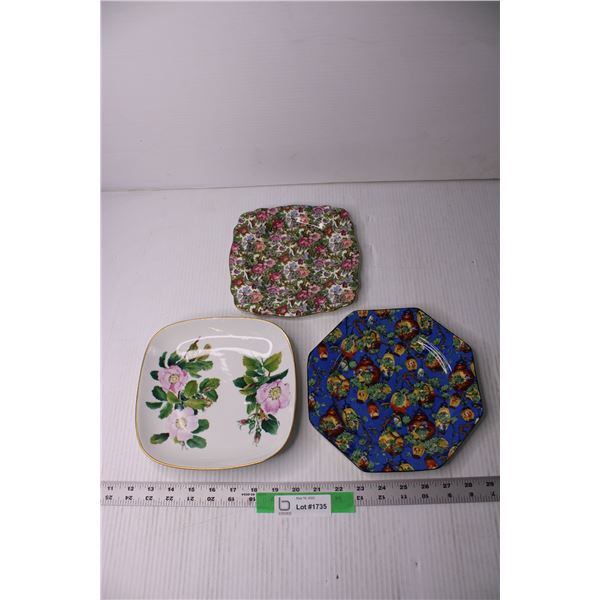 (3) Decorative Plates