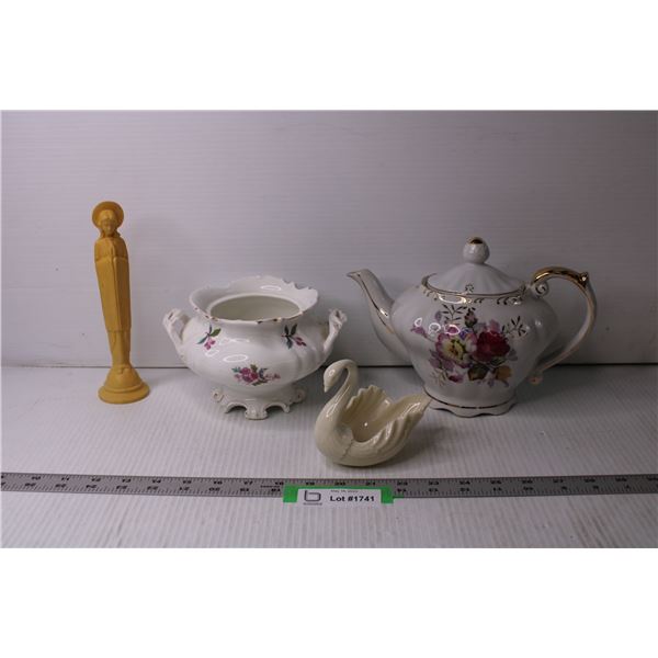 Musical Tea Pot, Sugar Bowl and Misc.