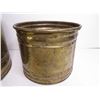 Image 3 : (3) Vintage Brass Plant Pots
