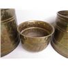 Image 3 : (4) Vintage Brass Plant Pots