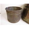 Image 5 : (4) Vintage Brass Plant Pots