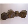 Image 8 : (4) Vintage Brass Plant Pots