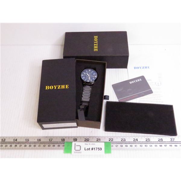 Mens Boyzhe Watch (running - NIB)