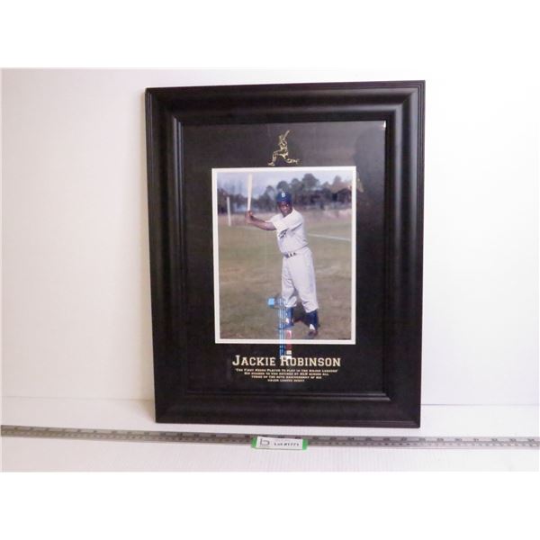 Jackie Robinson Picture (16" x 20" - The first Negro to play Major League)