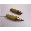 Image 2 : (2) Brass Plumb Bob