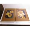 Image 1 : (2) Matching Flower Pictures 16 1/4" x 20 1/4"