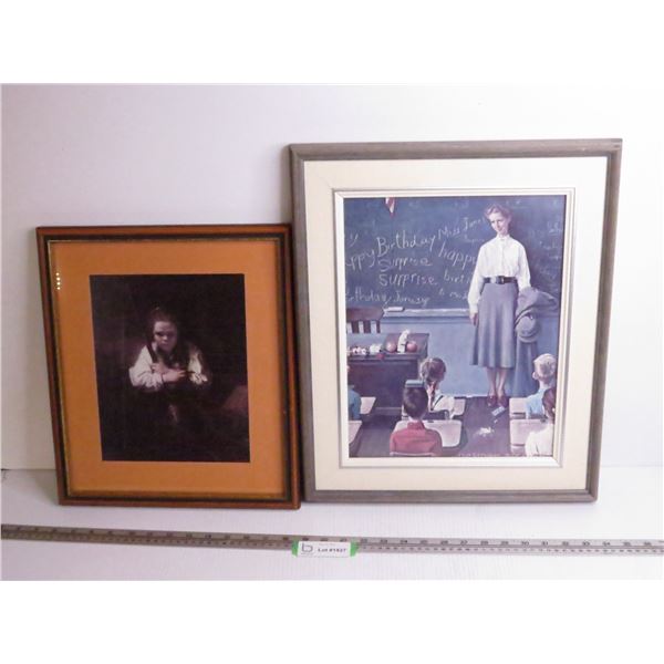 (2) Framed Prints