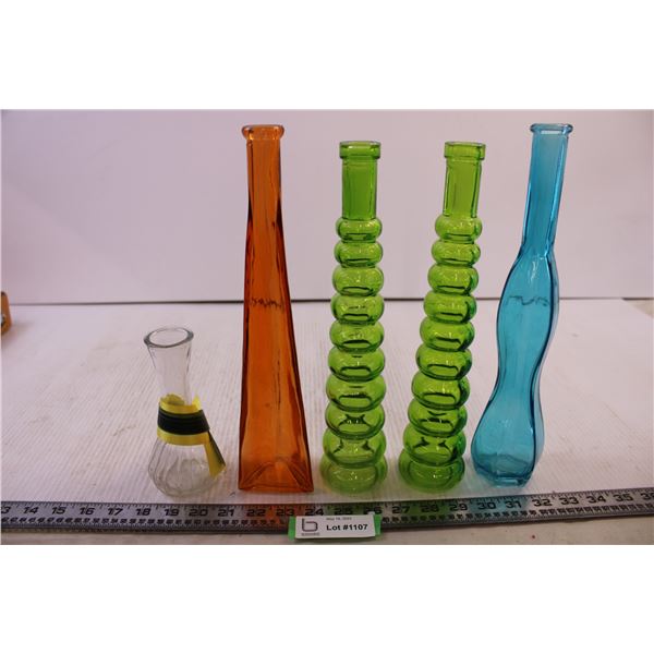 (5) Colorful Vases