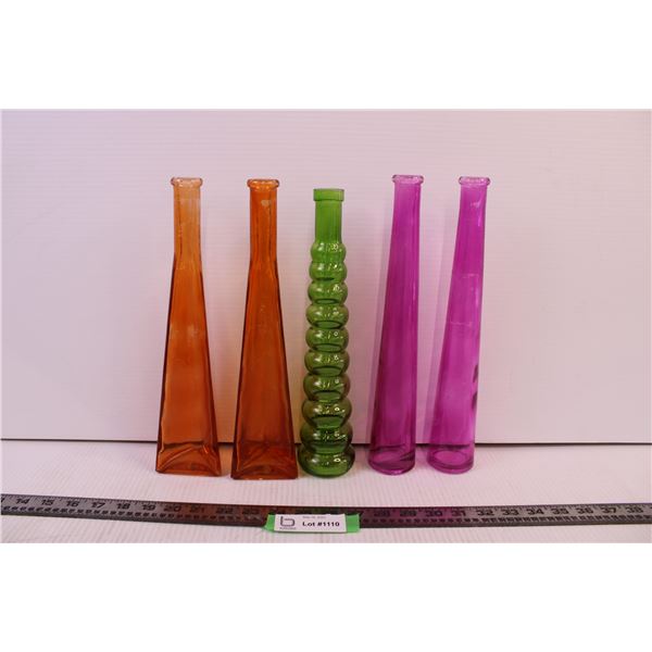 (5) Colorful Vases