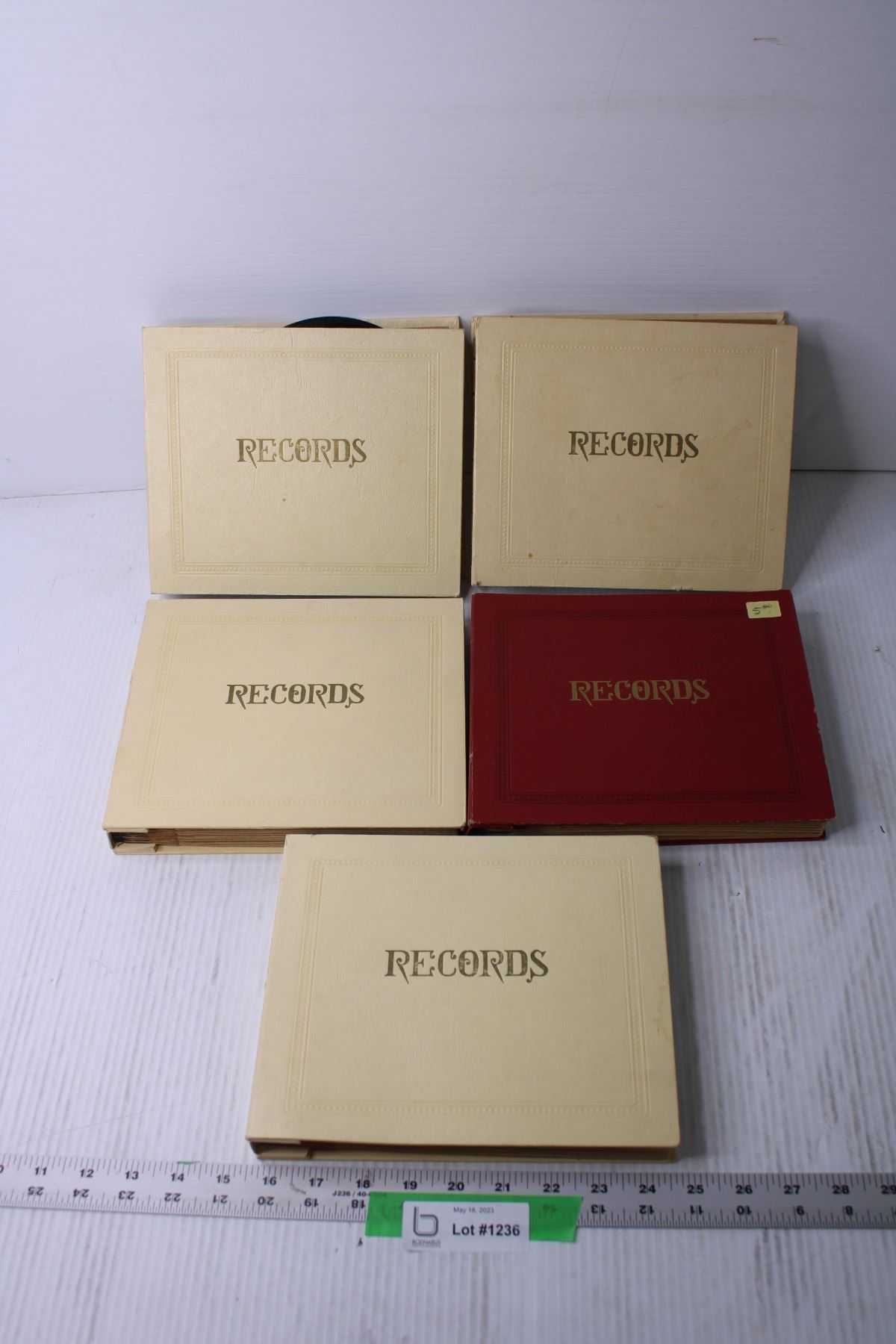 5 Record (5) Record Books of '45s - Bodnarus Auctioneering