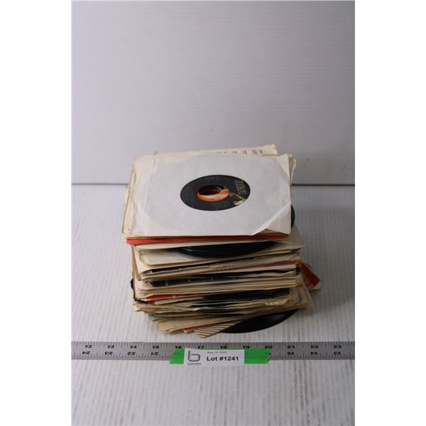 Large Lot of Assorted Vintage 45s