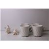 Image 3 : (4) Corelle Mugs and Cat Ornaments