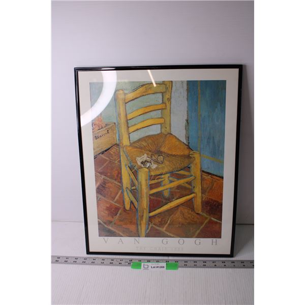 Framed Vincent Van Gogh Print -  The Chair 